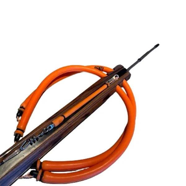 Arbalète fusil harpon chasse sous marine Denty Spearfishing Bois Zebrano 95 cm