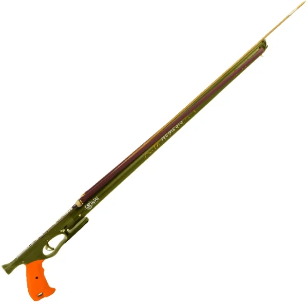 Arbalète fusil harpon chasse sous marine Sigalsub Némésis One Vert 76 cm