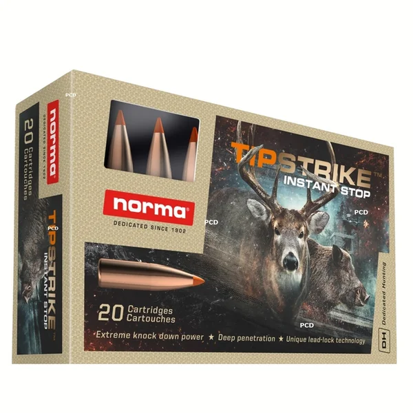 Balles Norma Tipstrike 7-08 Rem 160 Grains Par 20