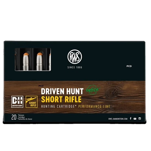 Balles RWS Driven Hunt 9.3x62 250 Grains Short Rifle Par 20