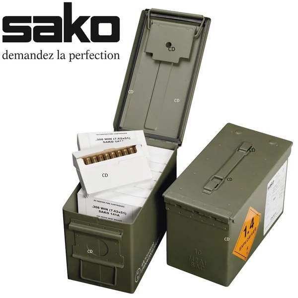 Balles Sako En Caisse Militaire Par 400 308 Win 175 Grains OTM - Subsonic