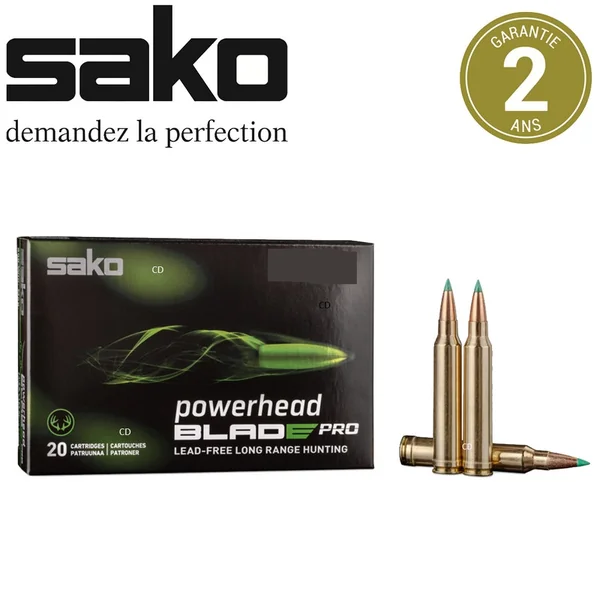 Balles Sako Powerhead Blade Pro 6.5 Creedmoor 123 Grains Par 20