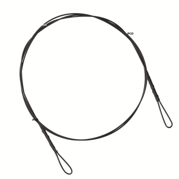 Bas de Ligne Acier Srt 7 Brins 2 Boucles 40cm Par 2