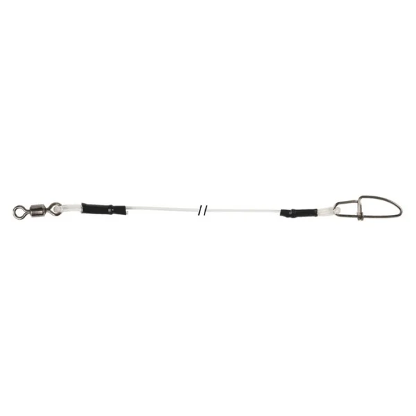 Bas de Ligne Cannelle Fluorocarbone Baril + Agrafe 27,5 cm 0,81 mm