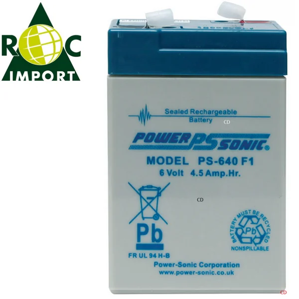 Batterie 6 Volts Rechargeable Pour Agrainoir Roc Import Smart Feeder