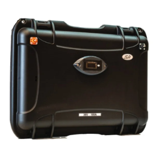 Batterie Lithium LifePo4 36V 100Ah Avec Sortie Régulée 12V Sh Lithium + Chargeur