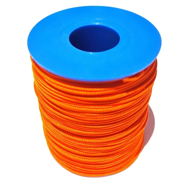 Bobine de dyneema gainé Denty Spearfishing Ø 1.5 mm - Orange 100 m