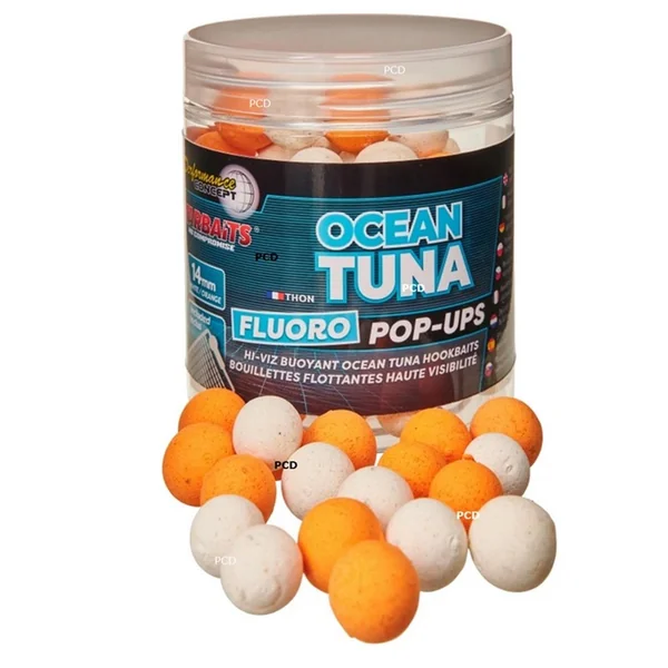 Bouillettes Flottantes Starbaits Performance Concept Ocean Tuna Fluo Pop Up 50G