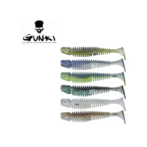 Box Leurres Souples Gunki Tipsy SXL Clear Water 13CM Par 30