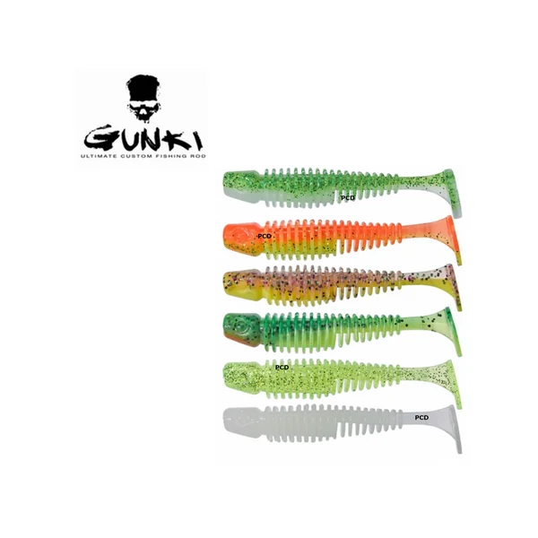 Box Leurres Souples Gunki Tipsy SXL Dark Water 13CM Par 30