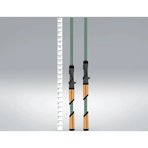 Canne Casting St Croix Mojo Bass Glass Trigon Mid Crank Glass 7'2MM