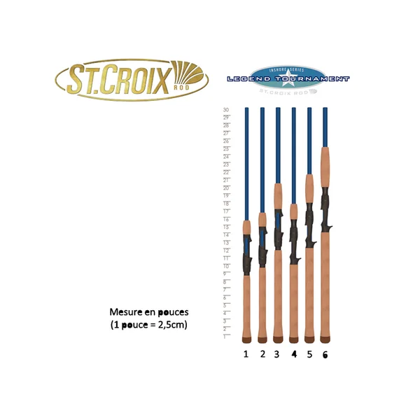 CANNE MER SPINNING ST CROIX LEGEND TOURNAMENT INSHORE FAST 2M13 MH