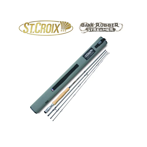 CANNE MOUCHE ST CROIX LEGEND BANK ROBBER 9 PIEDS SOIE 6 4 BRINS