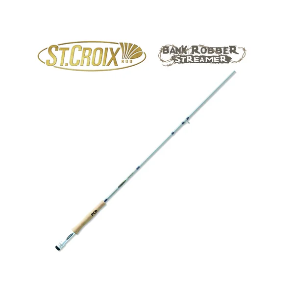 CANNE MOUCHE ST CROIX LEGEND BANK ROBBER 9 PIEDS SOIE 6 4 BRINS