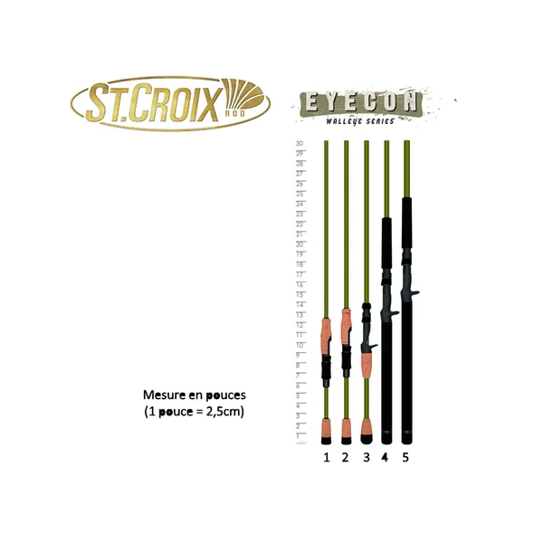 CANNE SPINNING ST CROIX EYECON FAST 2M01 ML JIG N RIG