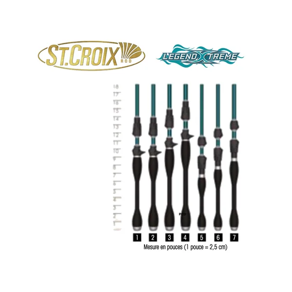 CANNE SPINNING ST CROIX LEGEND XTREME FAST 2M31 ML 2 BRINS