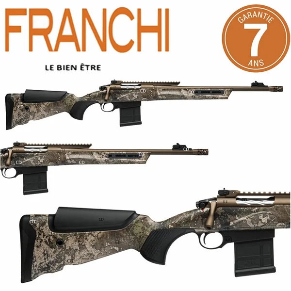 Carabine A Verrou Franchi Horizon All Terrain Scout Camo Cerakote 308win