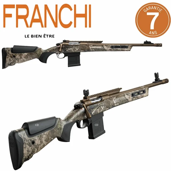 Carabine A Verrou Franchi Horizon All Terrain Scout Camo Cerakote 308win