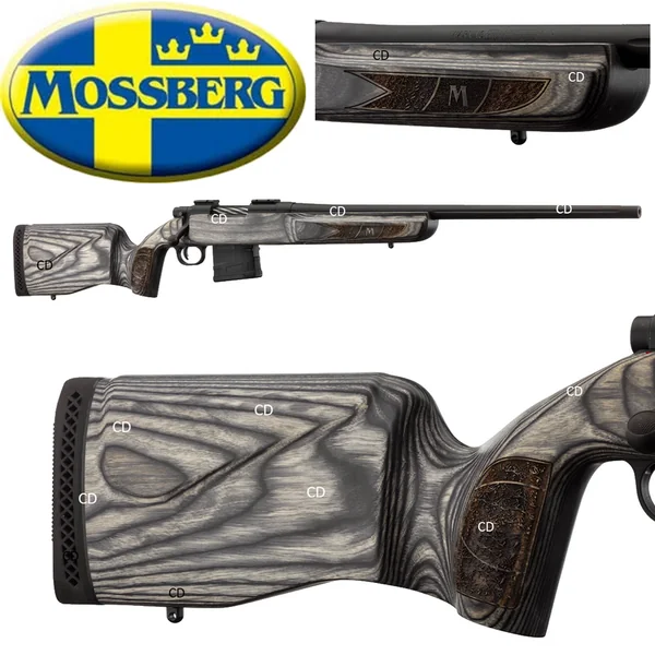 Carabine A Verrou Mossberg MVP Varmint Riffle BBL Lamine Bleu Filetée 308 Win