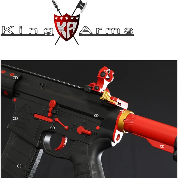 CARABINE AEG KING ARMS BLACK RAIN ORDNANCE RIFLE RED MOSFET 1,4J