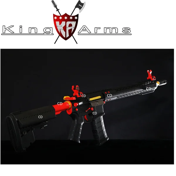 CARABINE AEG KING ARMS BLACK RAIN ORDNANCE RIFLE RED MOSFET 1,4J