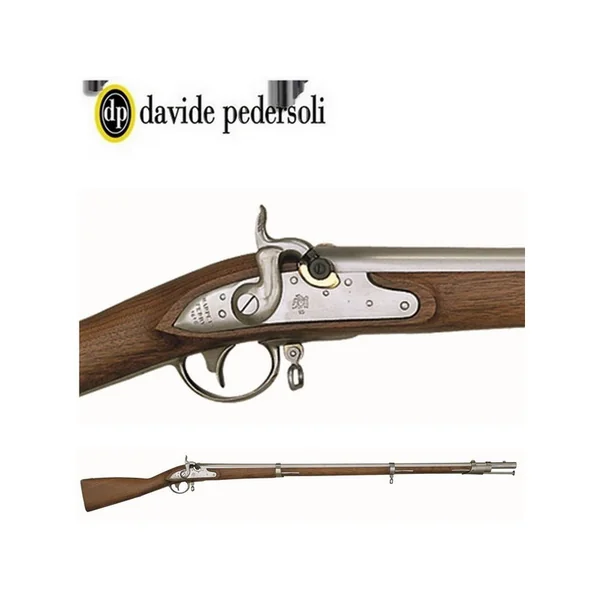 CARABINE DAVIDE PEDERSOLI 1816 HARPER'S FERRY COLT CONVERSION A PERCUSSION CAL .69