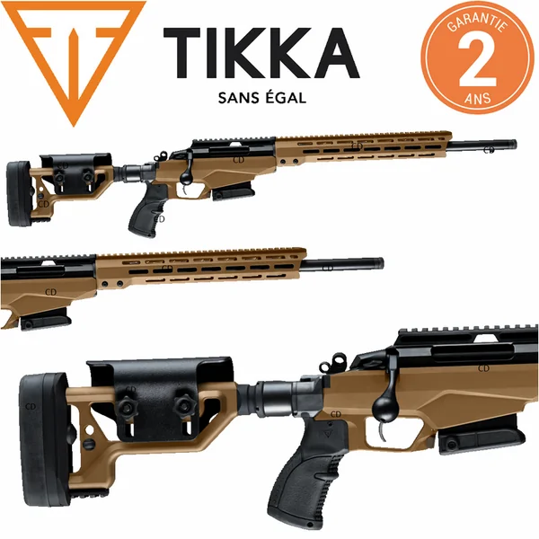 Carabine De Précision Tikka T3x Tact A1 Coyotte Brown 6.5 Creedmoor