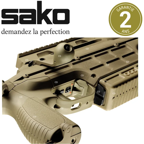 Carabine Sako TRG M10 Coyotte Brown Crosse Pliante 338 Lapua Mag