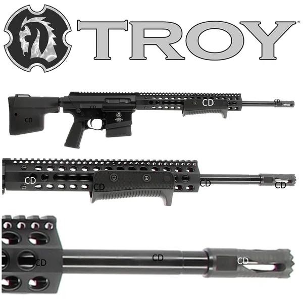 CARABINE TROY DEFENSE A POMPE P.A.R. 308 WIN + FREIN DE BOUCHE