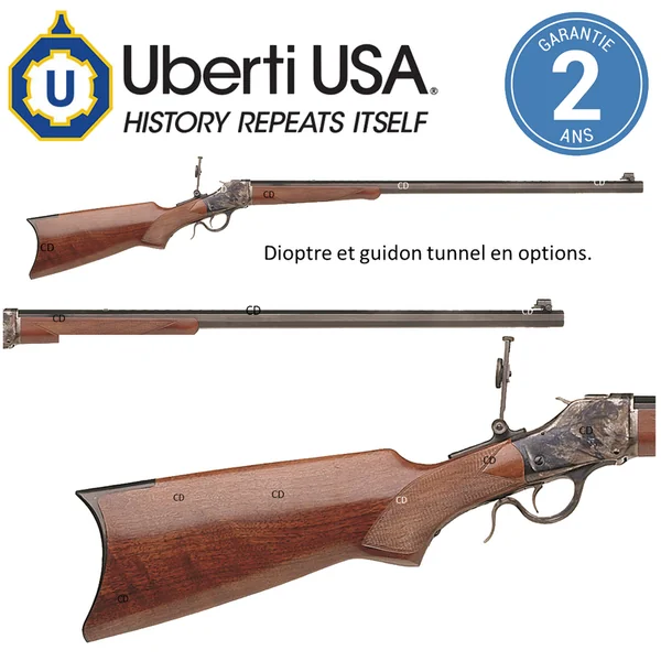 Carabine Uberti 1885 Single Shot High Wall Spécial Sporting Rifle Canon De 32 Pouces