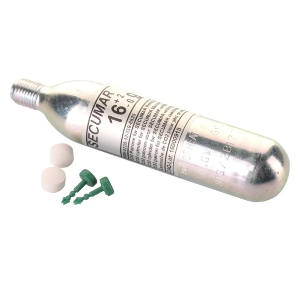 Cartouche Secumar pour gilet de sauvetage CO2 16g Manuel