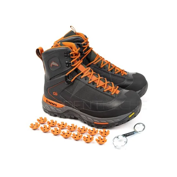 Chaussures de wading Simms G4 PRO Powerlock semelle feutre - Ardent Pêche