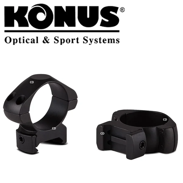 COLLIERS DE MONTAGE KONUS MEDIUM DIAMETRE 25.4MM RAIL DE 21MM