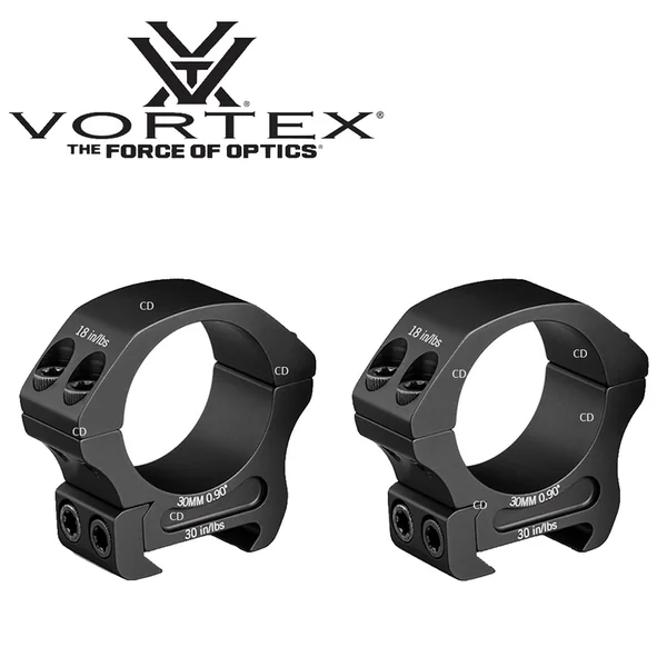 COLLIERS DE MONTAGE VORTEX OPTICS PRO SERIES 30MM H22,86MM