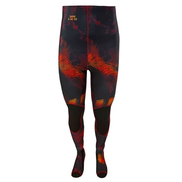 Combinaison de chasse sous marine Denty Spearfishing Anaconda rouge 5 mm