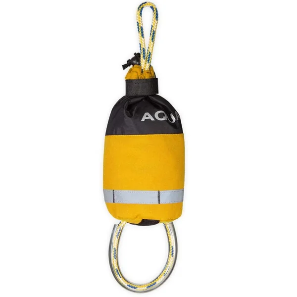 Corde de sécurité Aqua Design Throwbag sans ceinture Jaune 15 mètres