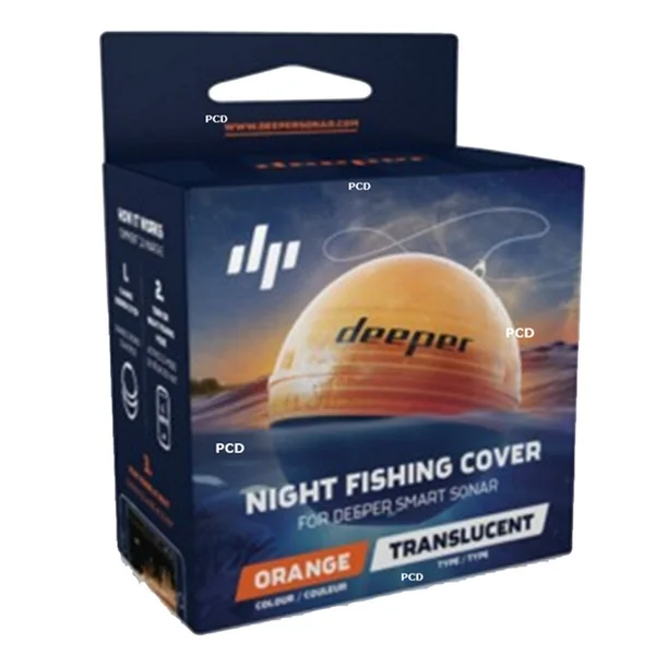 Couvercle Orange Pour Pêche De Nuit Pour Sondeur Sans Fil Deeper