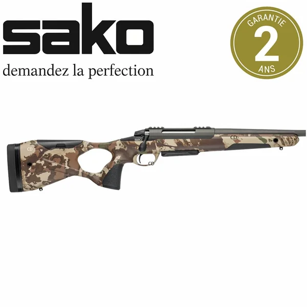 Crosse Complète Avant + Arrière Sako S20 Fusion Camo Pour Carabine S20