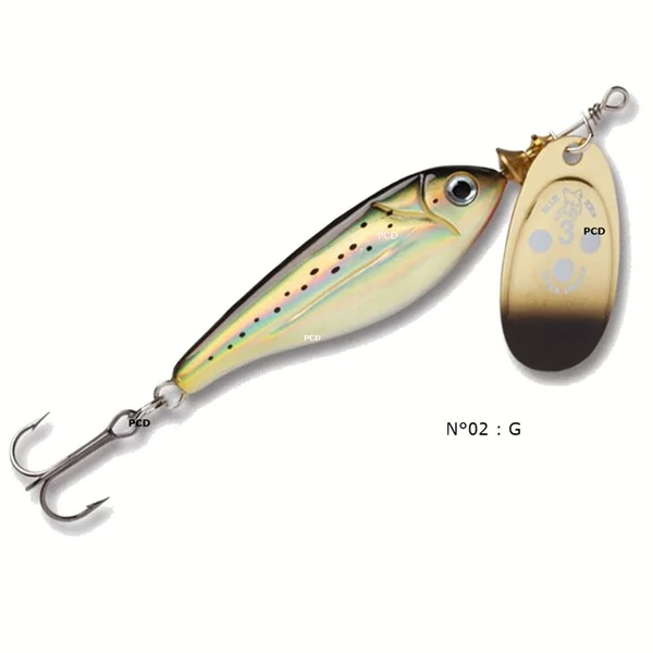 Cuiller Tournante Blue Fox Vibrax Minnow Super 18g Taille 4
