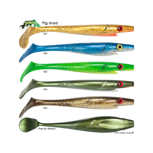 CWC Pig Shad Giant- un shad de 26cm spécial gros brochets - Ardent Pêche