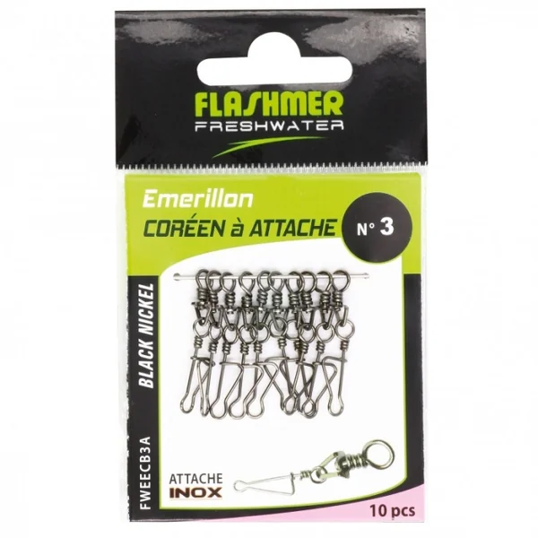 Emerillon Agrafe Flashmer Coréen à attache Bronzé - N° 1