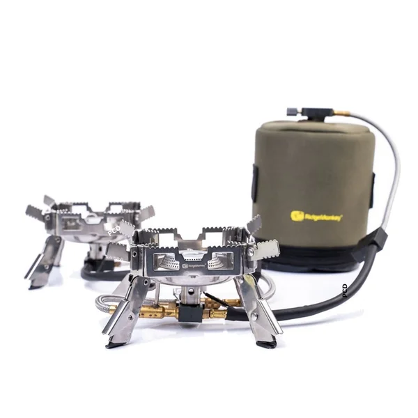 Ensemble De 2 Réchauds Ridge Monkey Quad Connect Pro Mini Full Kit