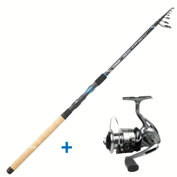 Ensemble Lancer Proxima Jetspin Télé 1M80 L Garbolino Et Moulinet G-Spin 351FD