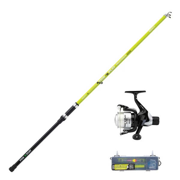 Ensemble Truite Srt Kit Fish'n Play Télétrout 3003 Et Moulinet 201RD Avec Box