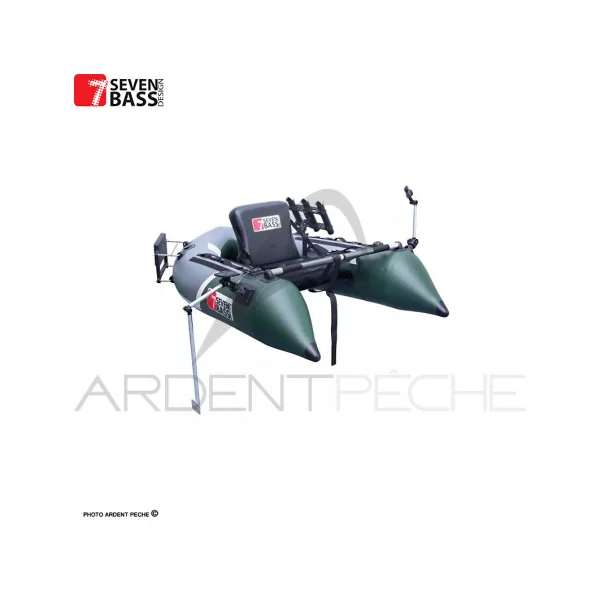 Float tube SEVEN BASS Armada 170 Ultim-8 Vert gris full pack