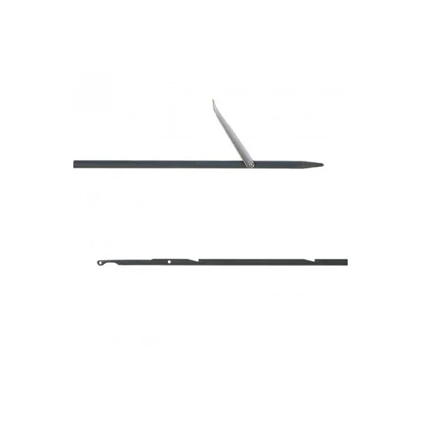 Flèche Beuchat à encoches Acier anti reflet - Mono ardillon - Ø 6.00 mm - longueur 75 cm