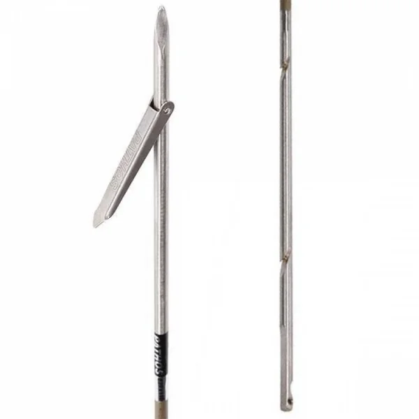 Flèche à encoches inox Pathos Ø 6.75mm - Mono ardillon - Longueur 135 cm