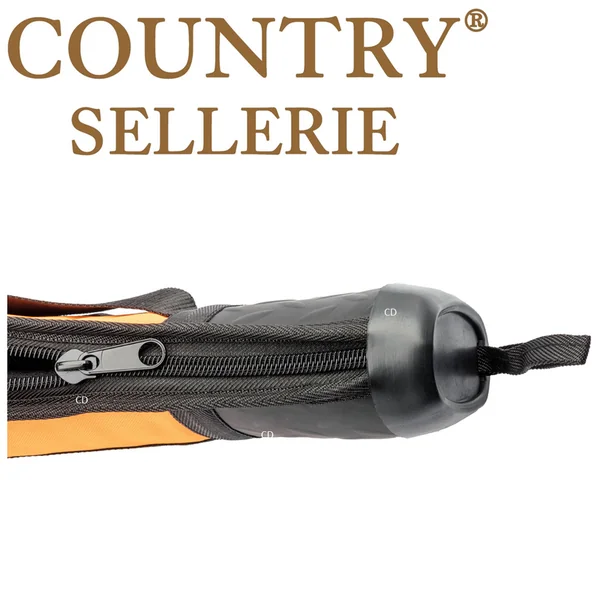 FOURREAU CARABINE COUNTRY SELLERIE CORDURA ORANGE/NOIR 115CM + POCHE