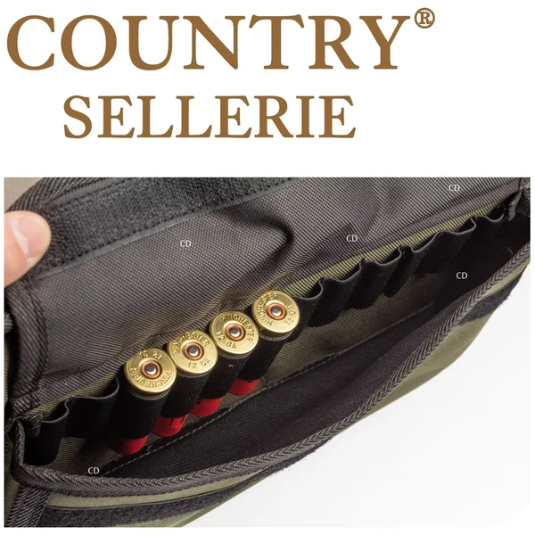 FOURREAU FUSIL COUNTRY SELLERIE CORDURA VERT/NOIR 120CM + POCHE