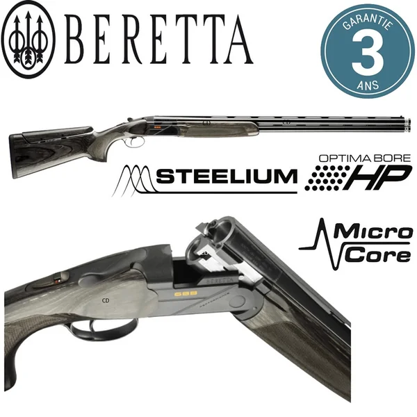 Fusil Beretta 688 Performance Black Sporting Gaucher B-Fast 12/76 76cm